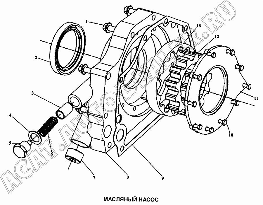 Клапан M3400-1011109 для Shaanxi самосвал