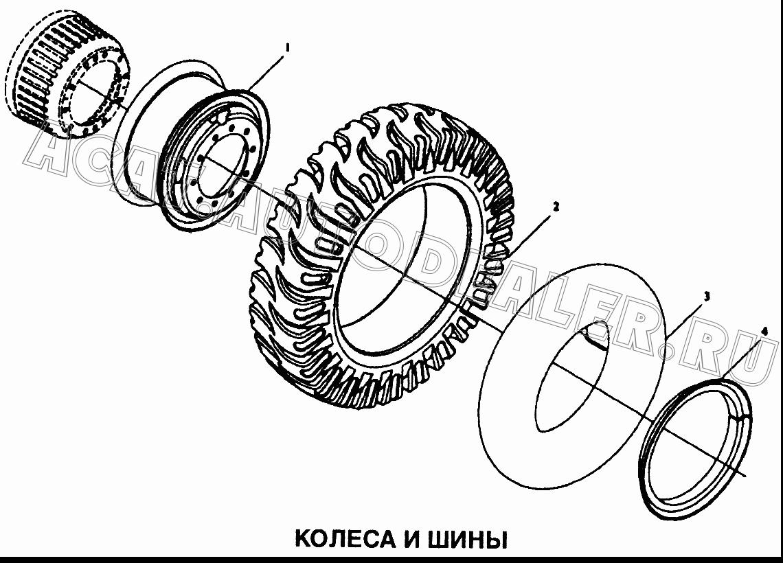 8,5-20 колесо в сборе DZ9100610061 для Shaanxi самосвал