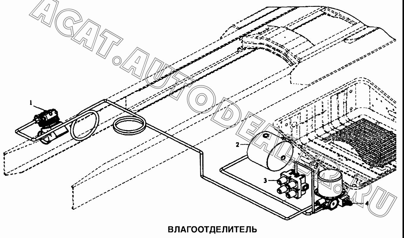 Влагоотделитель AZ9100368471 для Shaanxi самосвал