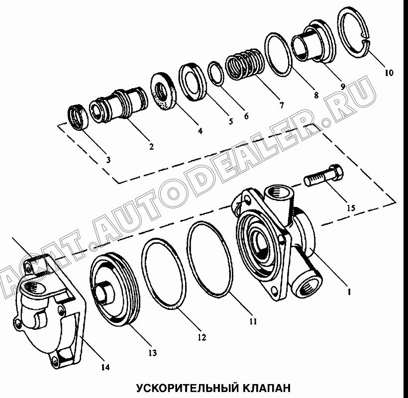 Корпус нижний в сборе 3030Y-3518018A для Shaanxi самосвал