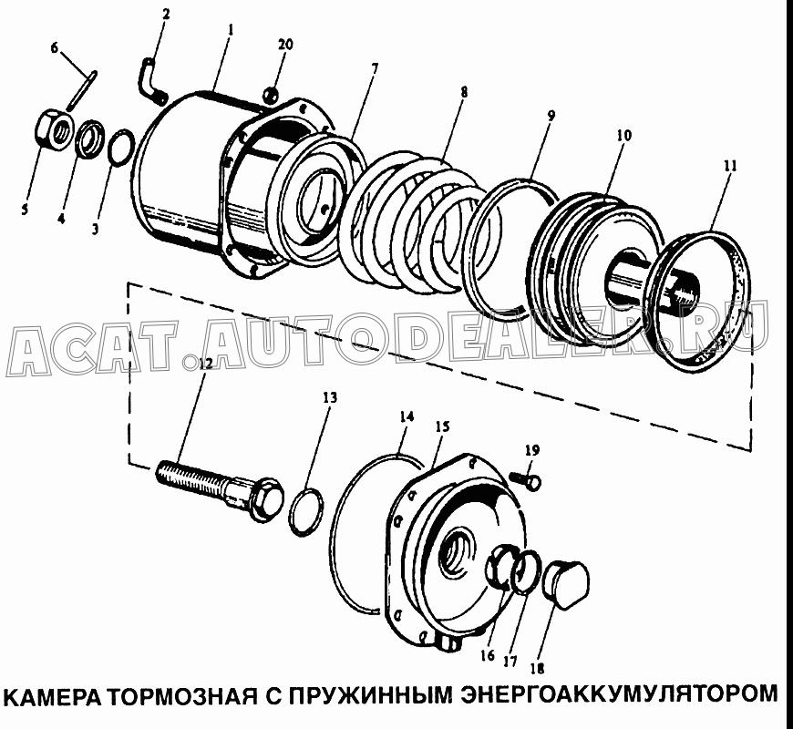 Камера а сборе 3519CE1-805 для Shaanxi самосвал