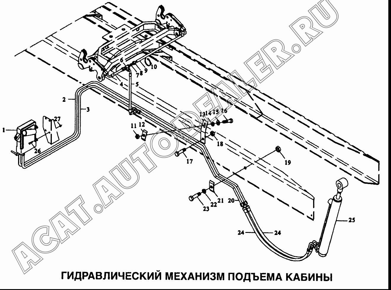 Насос гидравлический (ручной) 81.41723.6059 для Shaanxi самосвал