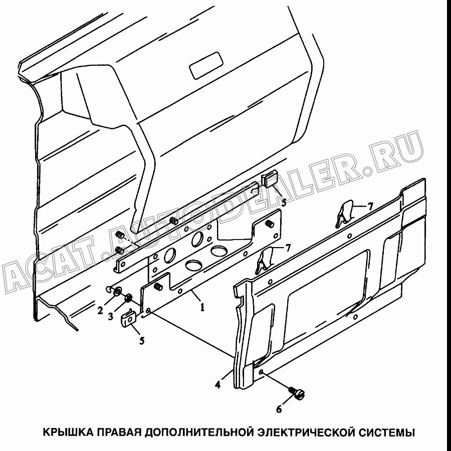 Крышка 81.61430.0044 для Shaanxi самосвал