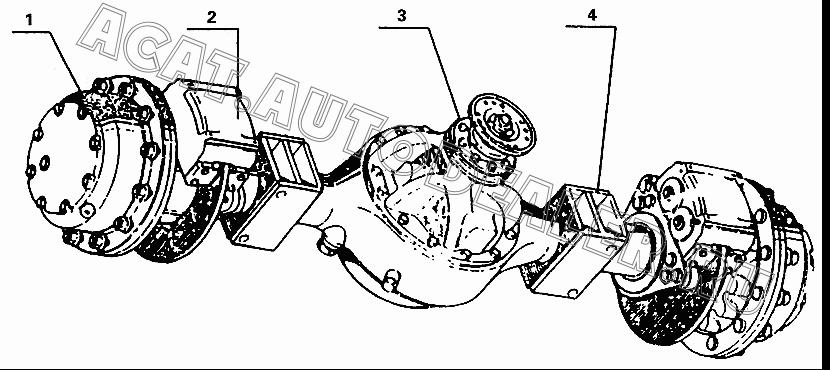 Установка тормоза Z0104308300 для Xiamen XZ636