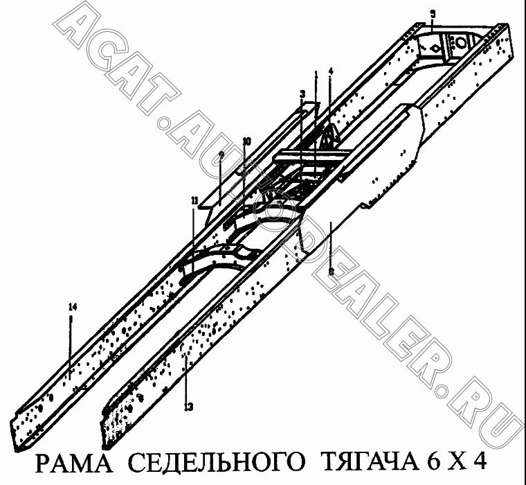 Пластина левая AZ9725512022 для CNHTC Sinotruk Howo