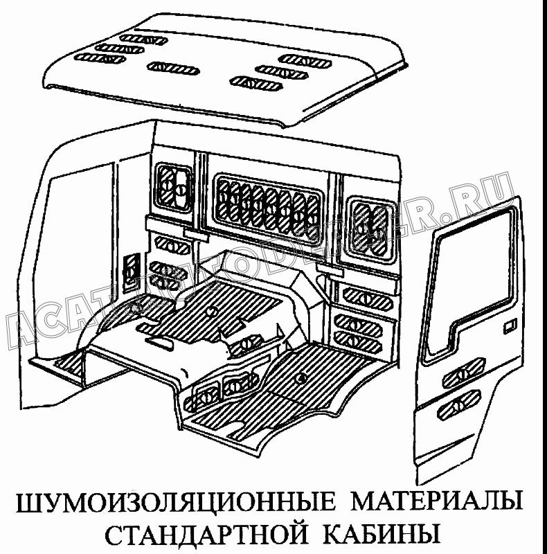 Звукоизолирующая панель WG1642910006 для CNHTC Sinotruk Howo