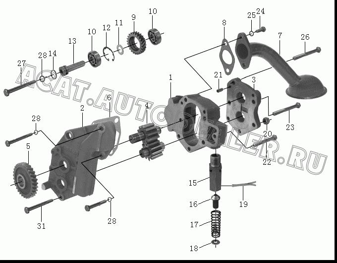 Корпус VG1500070015 для CNHTC Sinotruk Hania