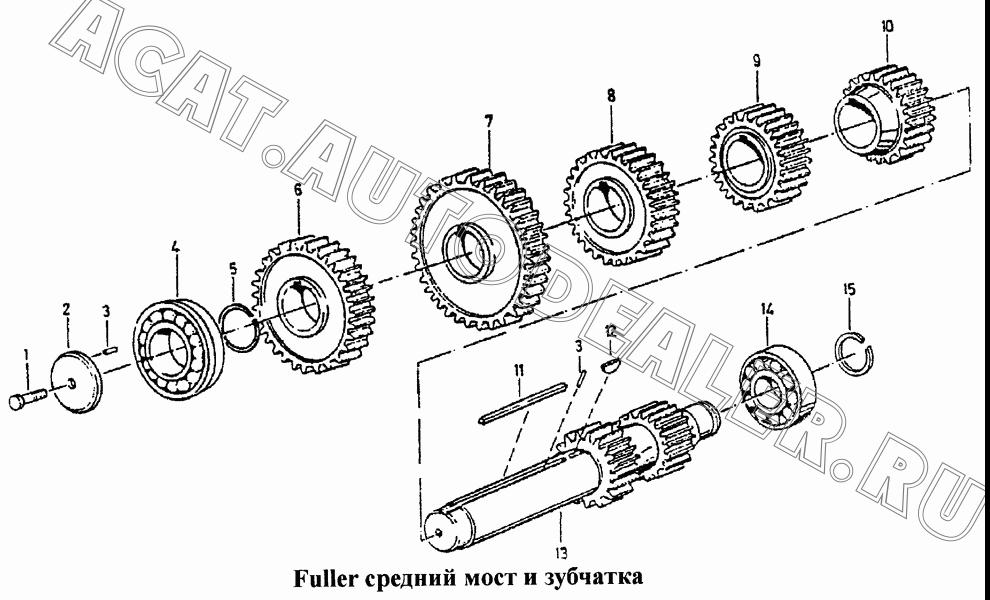 Упор 19668 для CNHTC Sinotruk Hania