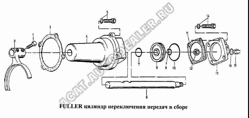 Вилка делителя передач 16775 для CNHTC Sinotruk Hania