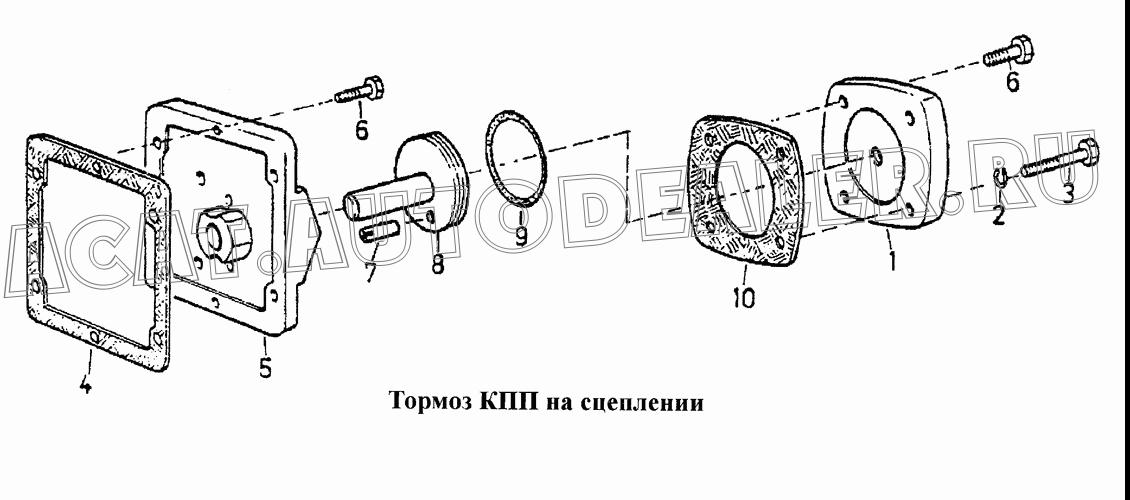 Крышка поршня тормозного устройства 16659 для CNHTC Sinotruk Hania