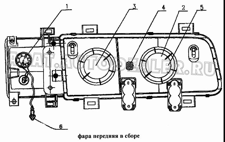 Поворот сигнал NZ9525720005-1 для CNHTC Sinotruk Hania