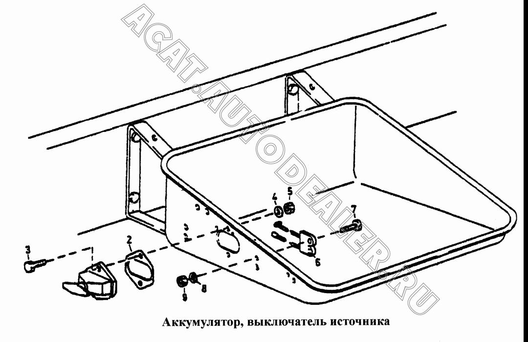 Выключатель массы WG9100760100 для CNHTC Sinotruk Hania