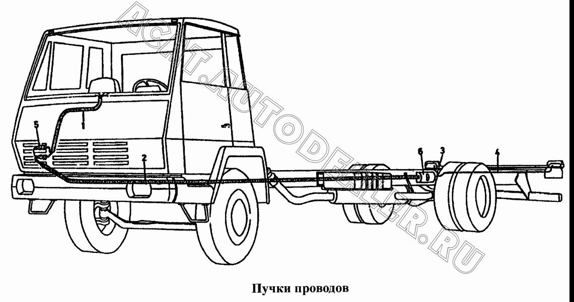 Проводка 12-ступенчатой коробки передач NZ9525773056 для CNHTC Sinotruk Hania