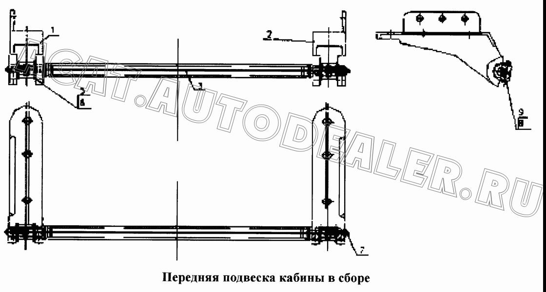 На правой соединяет поддержку NZ1654430152 для CNHTC Sinotruk Hania