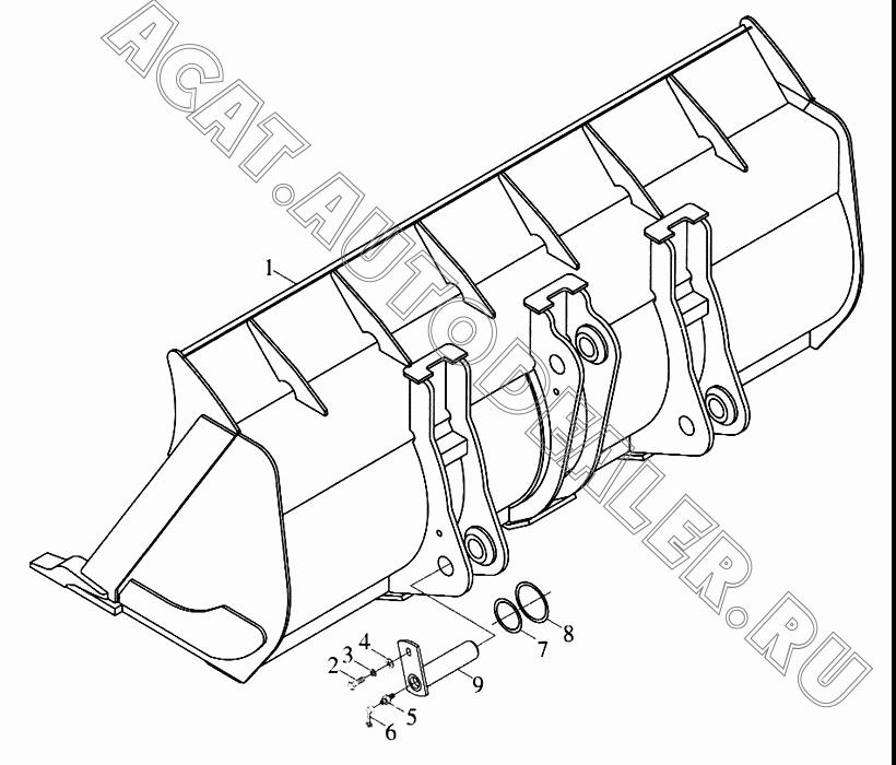 Ковш 9D620-73С01000 для Foton FL936F