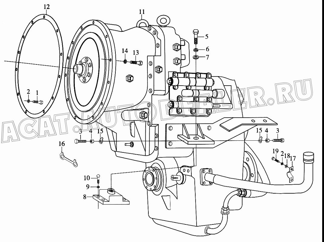 Амортизатор 9F20-231000 для Foton FL958G