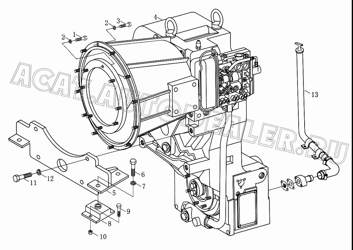 Коробка скоростей 9F29-231000 для Foton FL958G