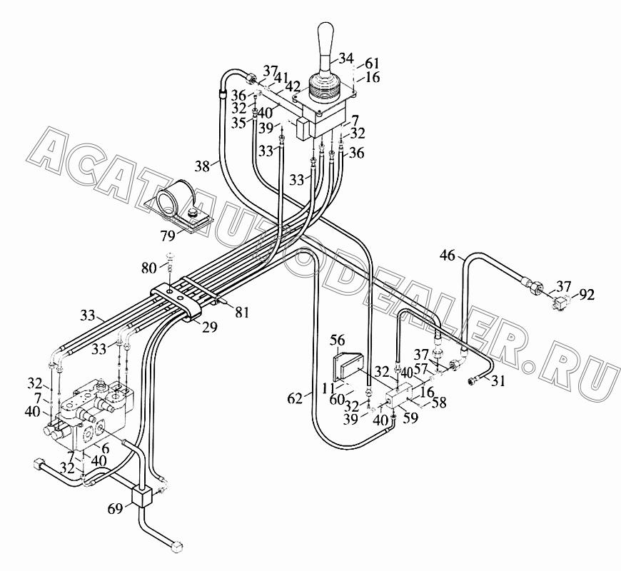 Шланг 9F20-591600A для Foton FL958G