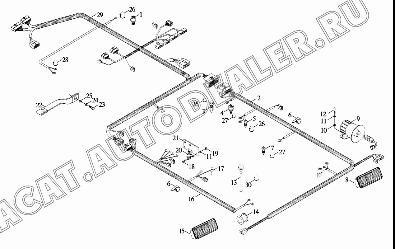 Жгут 9F829-64020O0 для Foton FL958G