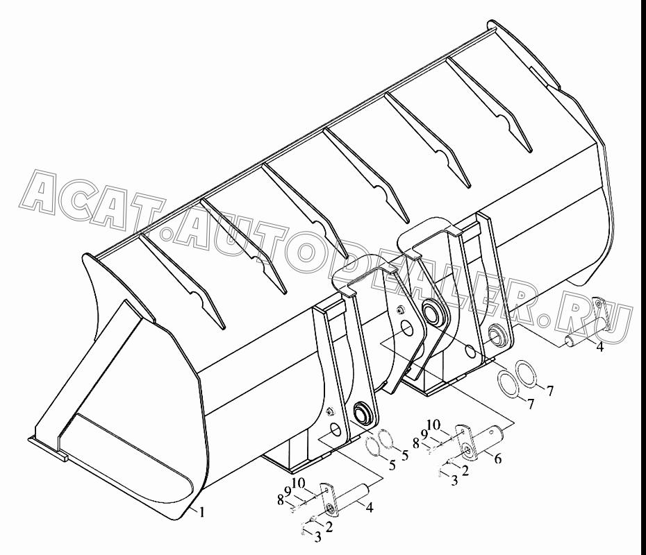 Ковш 9F610-73А01000A для Foton FL958G