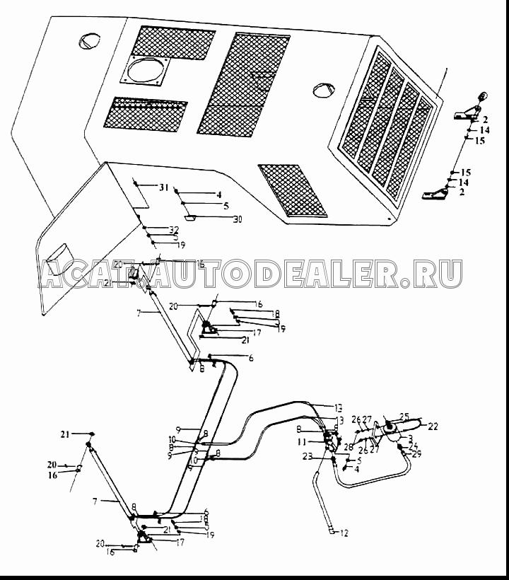 Корпус GR.2-1 для XCMG GR165