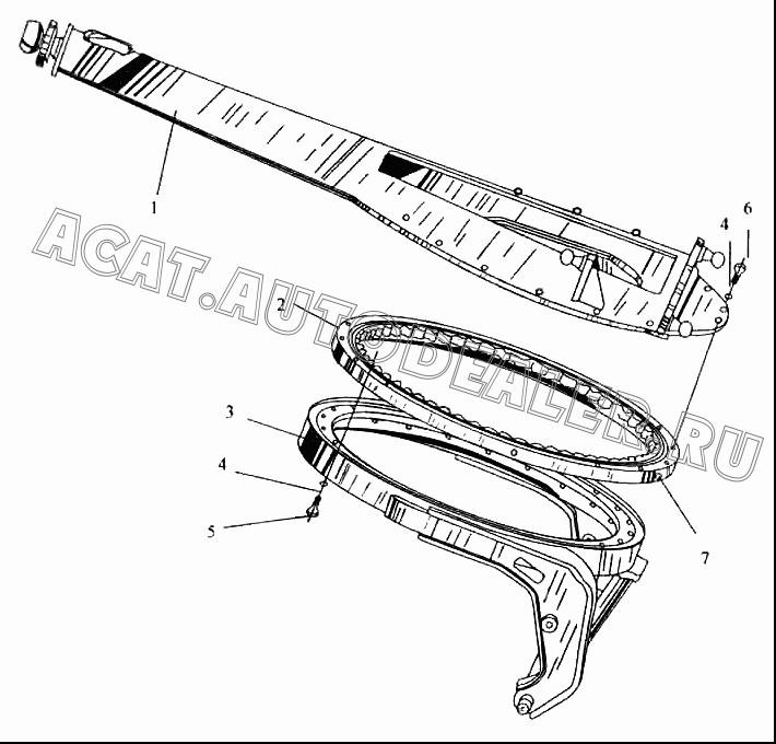 Тяга PY.12.II.1 для XCMG GR165