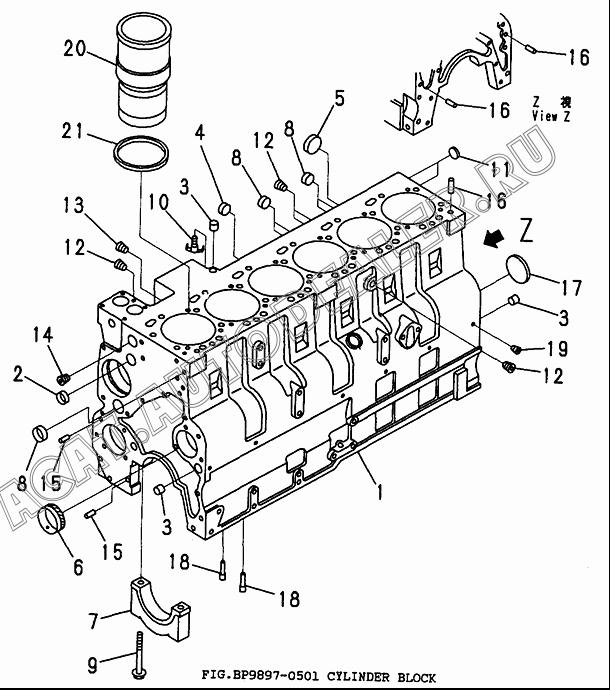 BLOCK CU3934901 для Cummins 6CT 8.3