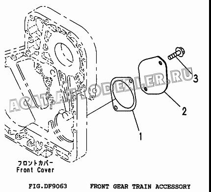 GASKET CU3931608 для Cummins 6CT 8.3