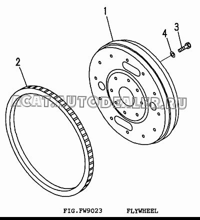 GEAR, RING CU3902127 для Cummins 6CT 8.3