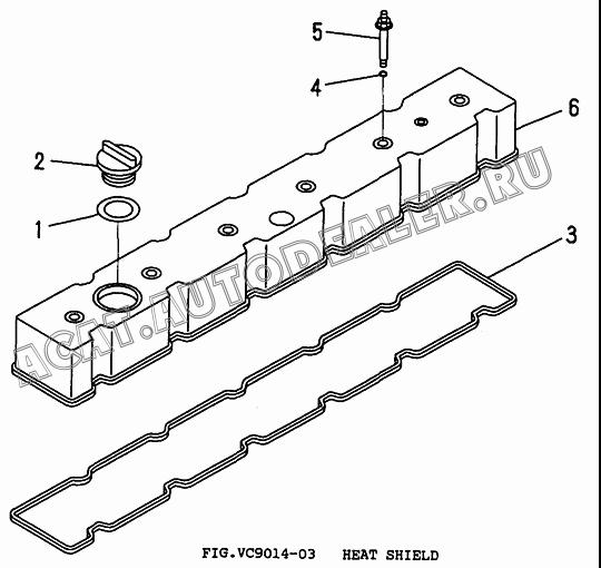 SEAL CU3902466 для Cummins 6CT 8.3