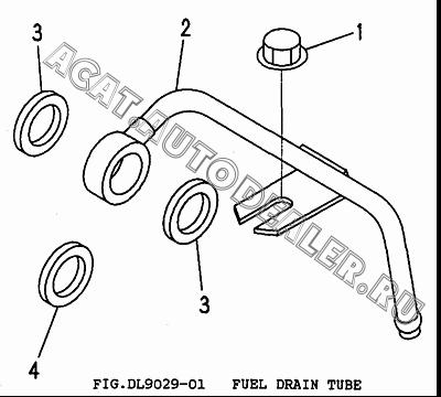 TUBE CU3931740 для Cummins 6CT 8.3