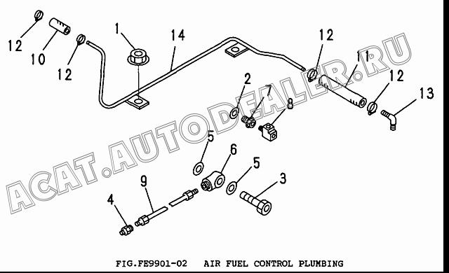 CONNECTOR CU3909552 для Cummins 6CT 8.3