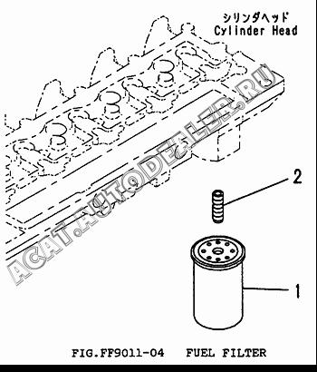 FILTER, FUEL CU3931062 для Cummins 6CT 8.3