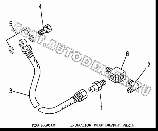 NIPPLE CU68138 для Cummins 6CT 8.3