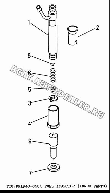 SHIM, 1.04MM CU3905157 для Cummins 6CT 8.3