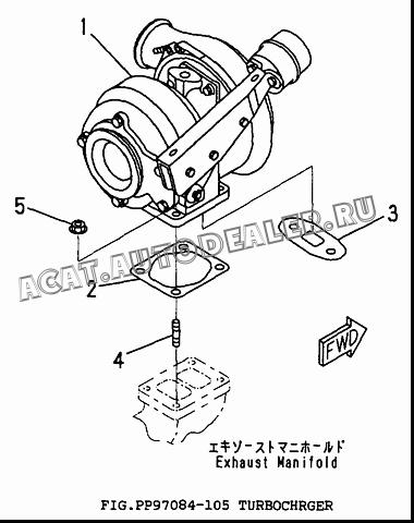 TURBOCHARGER ASS'Y CU3802651 для Cummins 6CT 8.3