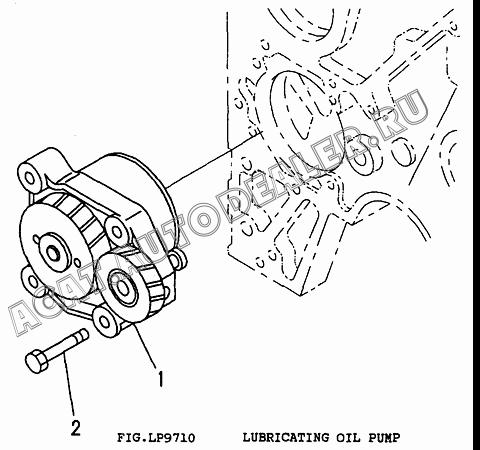 PUMP ASS'Y, LUBRICATING CU3BOOB2B для Cummins 6CT 8.3