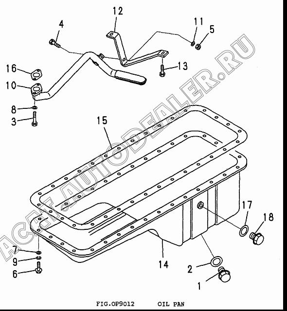 PAN, OIL CU3914013 для Cummins 6CT 8.3