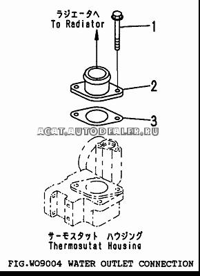 CONNECTOR CU3924591 для Cummins 6CT 8.3