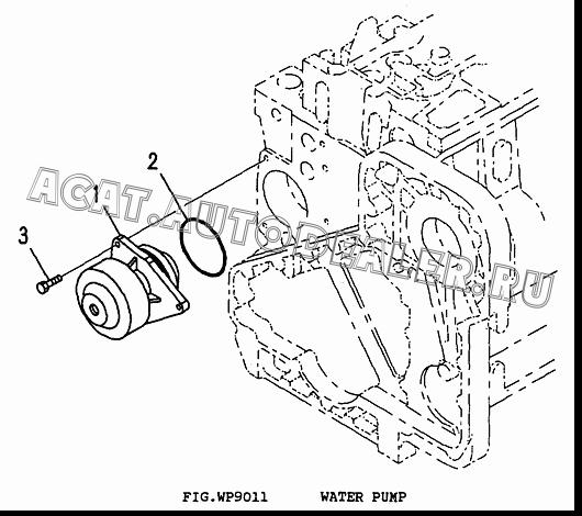 O-RING CU3902089 для Cummins 6CT 8.3