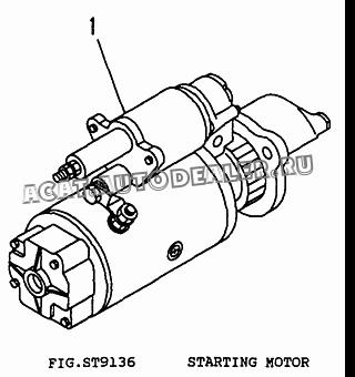 MOTOR ASS'Y, STARTING CU3283814 для Cummins 6CT 8.3