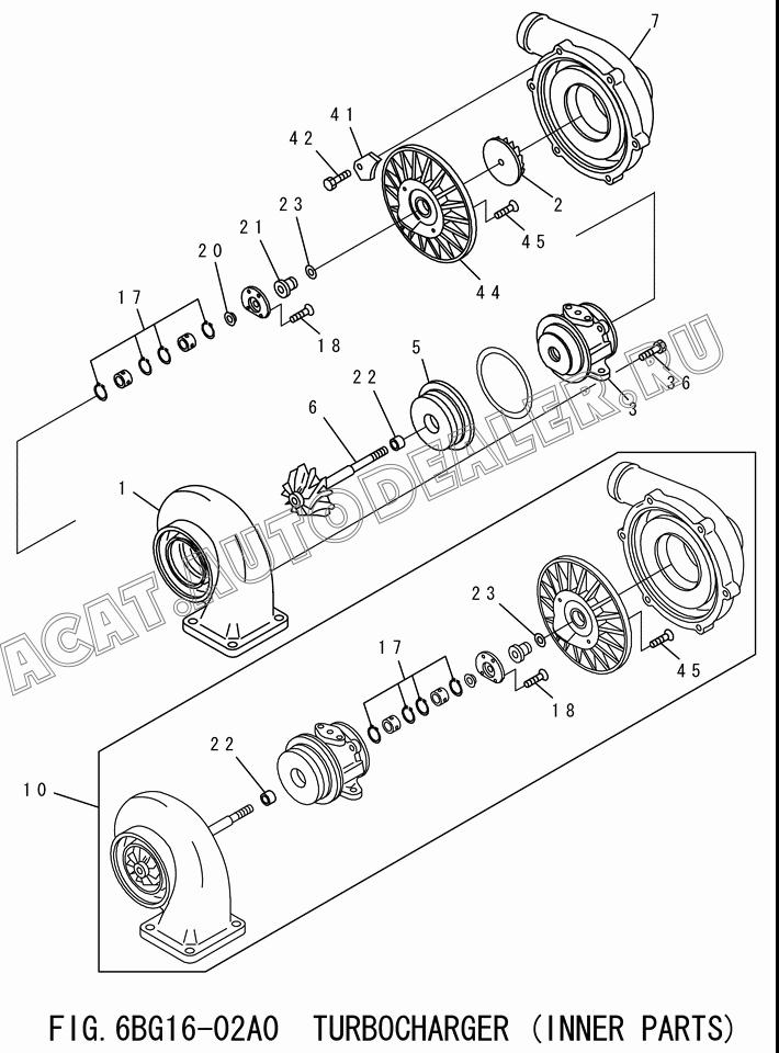 HOUSING 1-14414-127-0 для Isuzu 6BG1-1-T