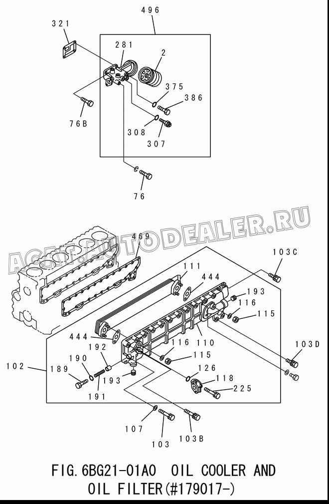 CARTRIDGE,OIL 1-13240-232-1 для Isuzu 6BG1-1-T