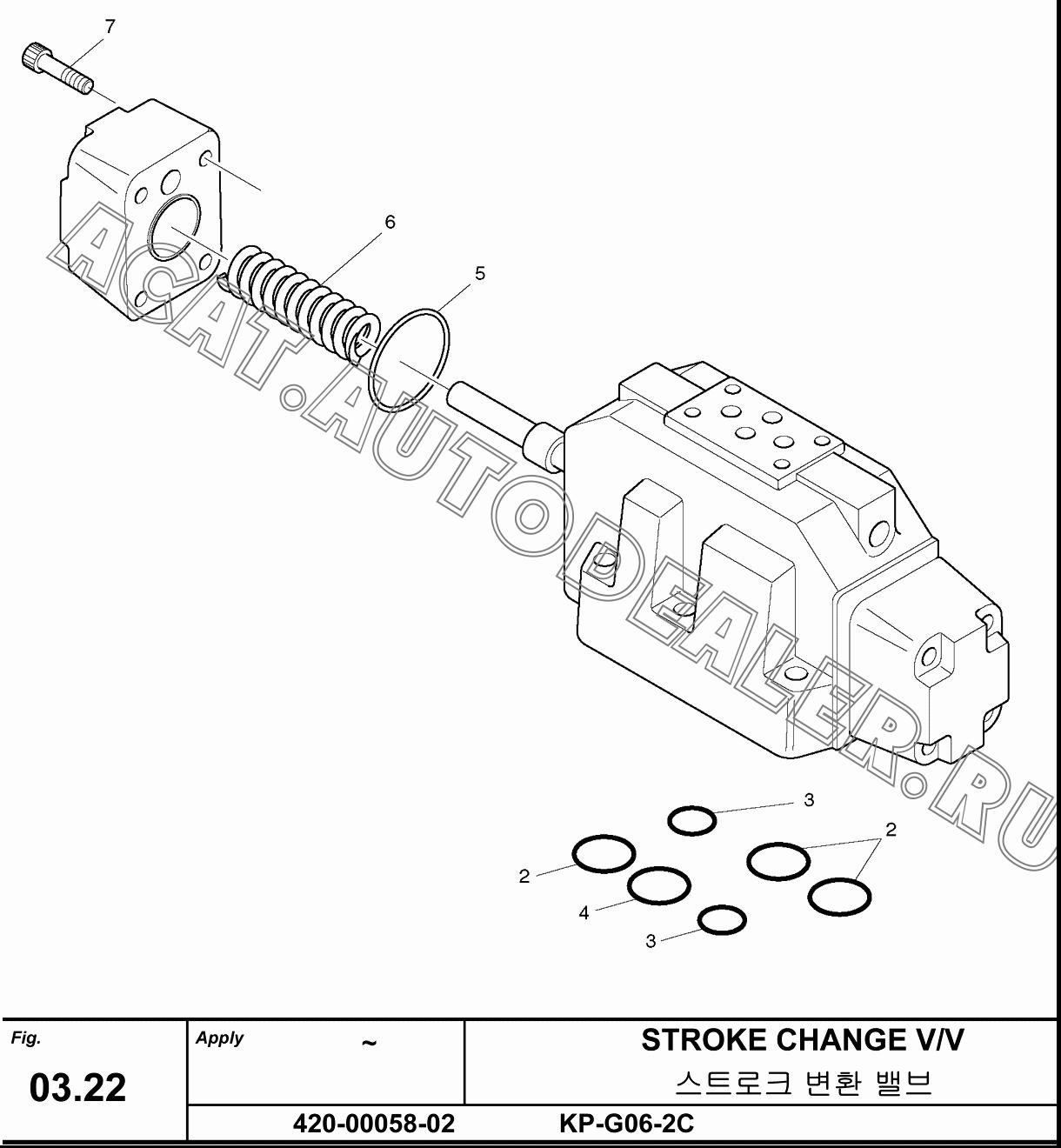 SET OF SEALS SET OF SEALS 420-00058-02-01 для Hanwoo HCP40.15X