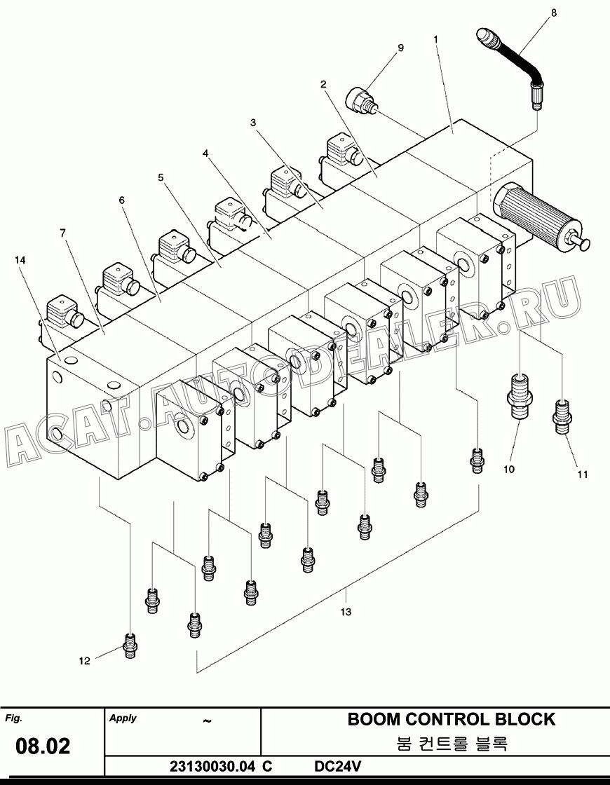 INITIAL V/V BLOCK 23130054 для Hanwoo HCP40.15X