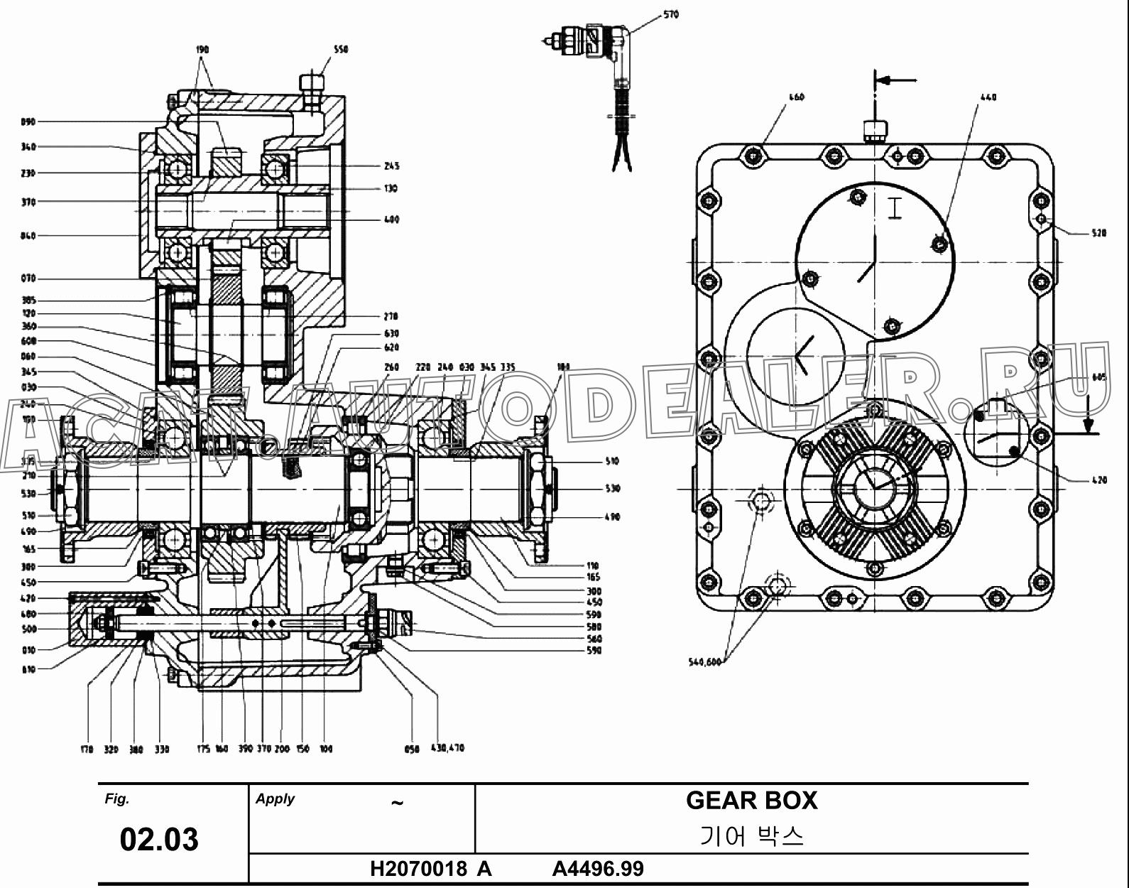 Mounting flange D192/100X47 07690 4323 1 07 для Hanwoo HCP40.15X