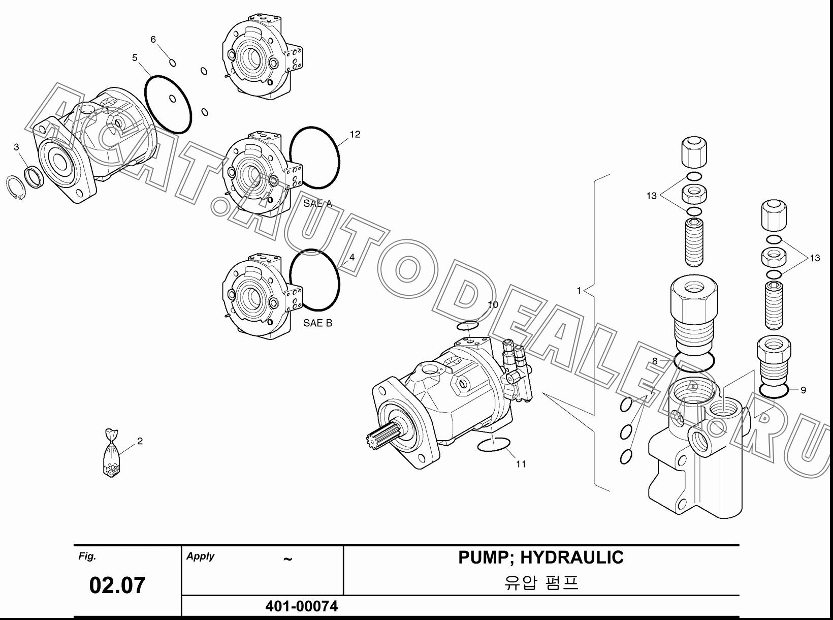 O-RING 14x1.78 401-00074-09 для Hanwoo HCP40.15X