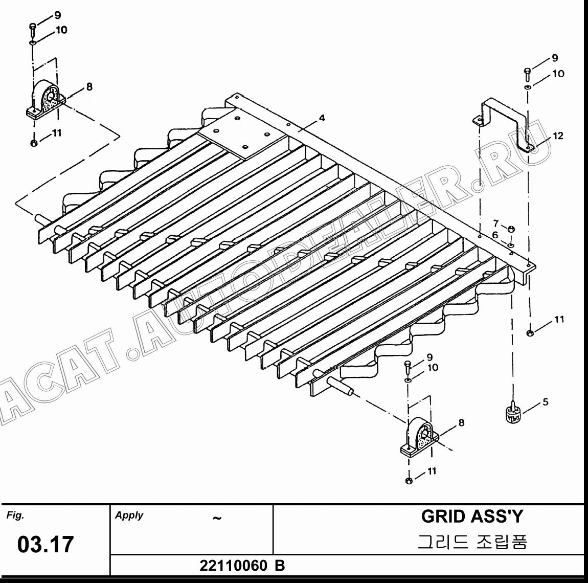 GRID 22110061 для Hanwoo HCP40.15X