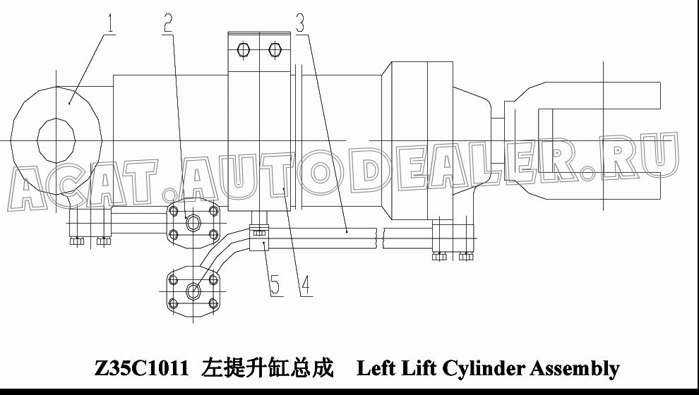 Steel Tube Assembly Z3010051 для ChengGong CG935G