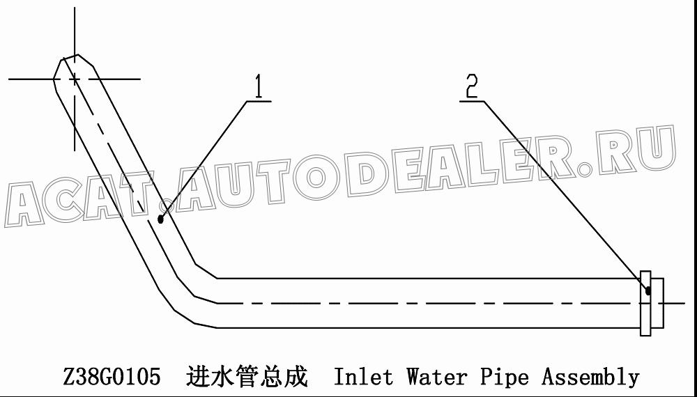 Innet Water Pipe Z38G010500001 для ChengGong CG938H